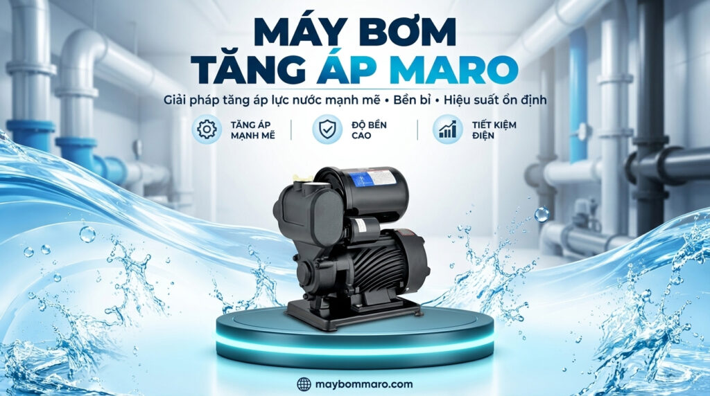máy bơm tăng áp maro