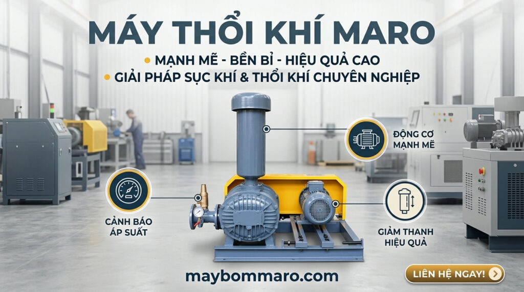 máy thổi khí Maro